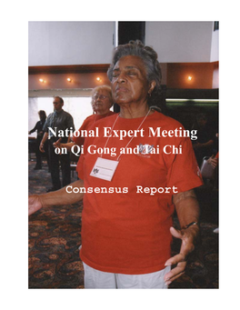 National Expert Meeting on Qi Gong and Tai Chi