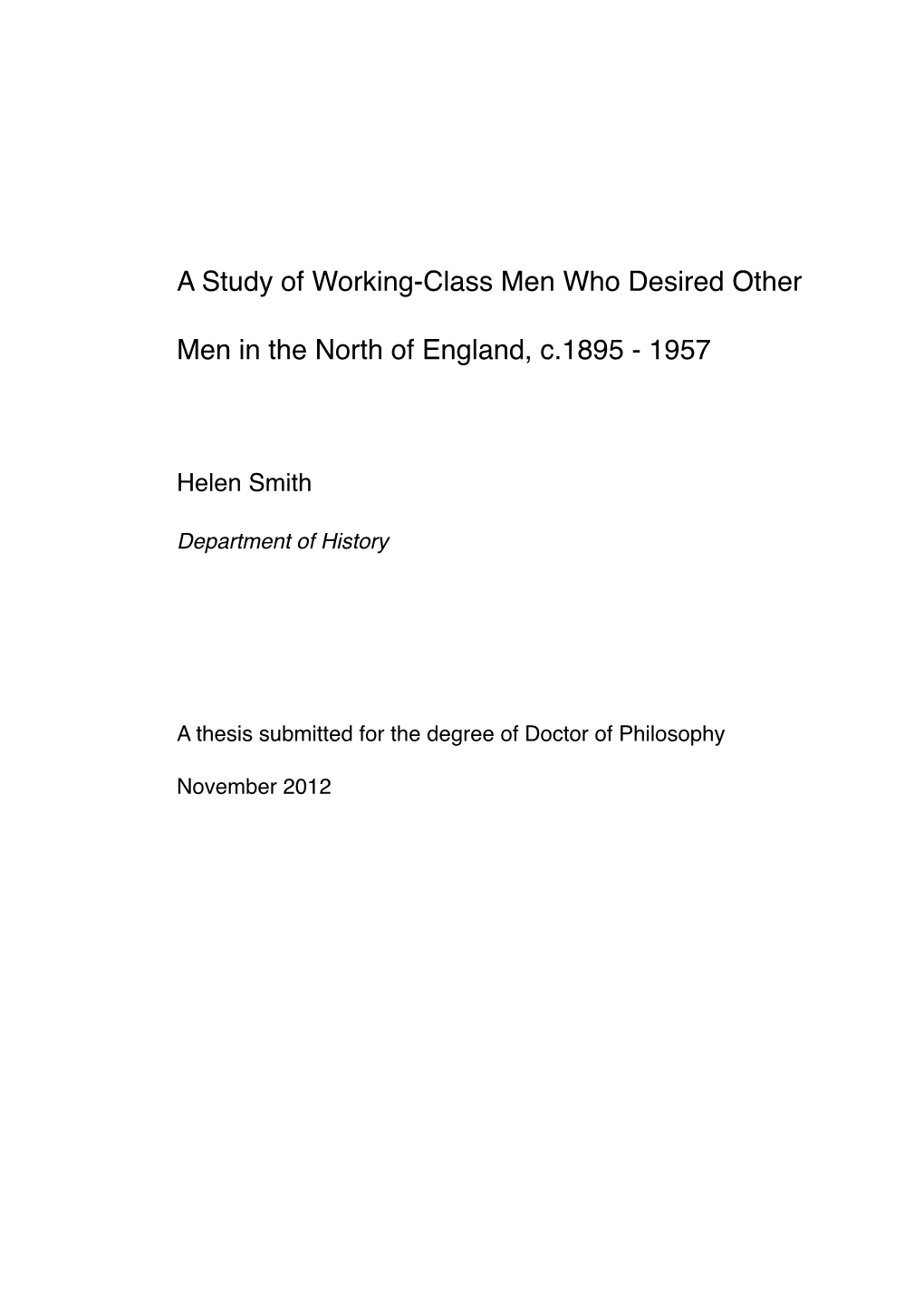 Helen Smith Full Thesis