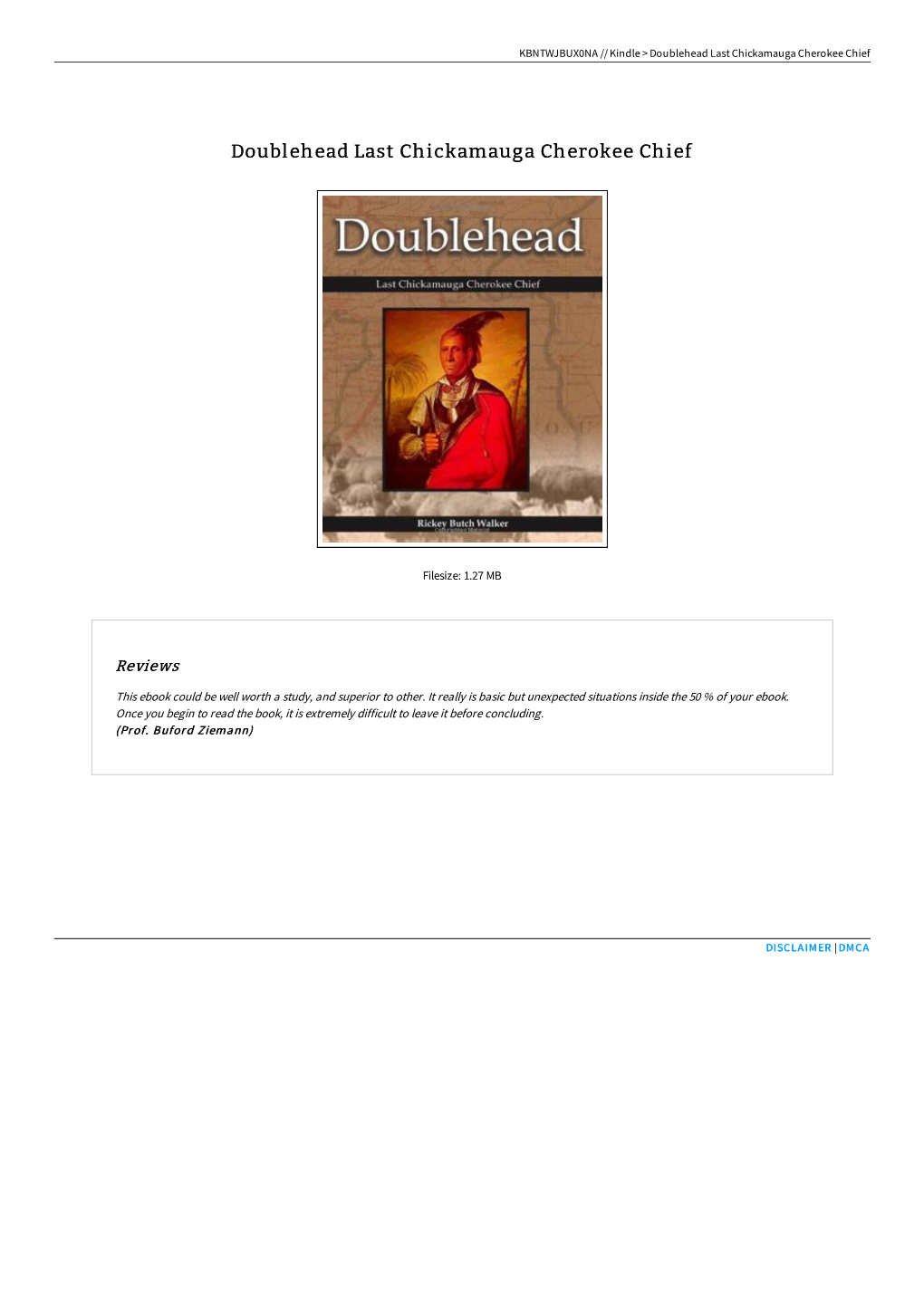 Download Book \ Doublehead Last Chickamauga Cherokee Chief