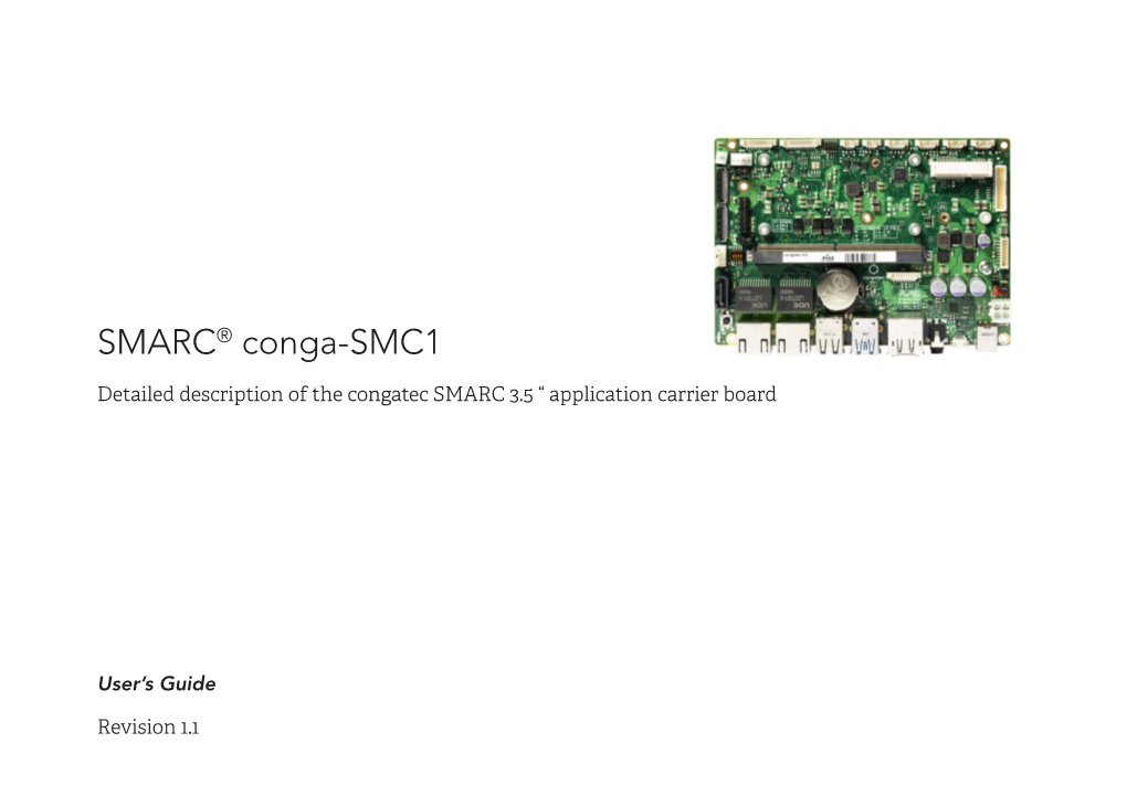 User's Guide for Conga-SMC1