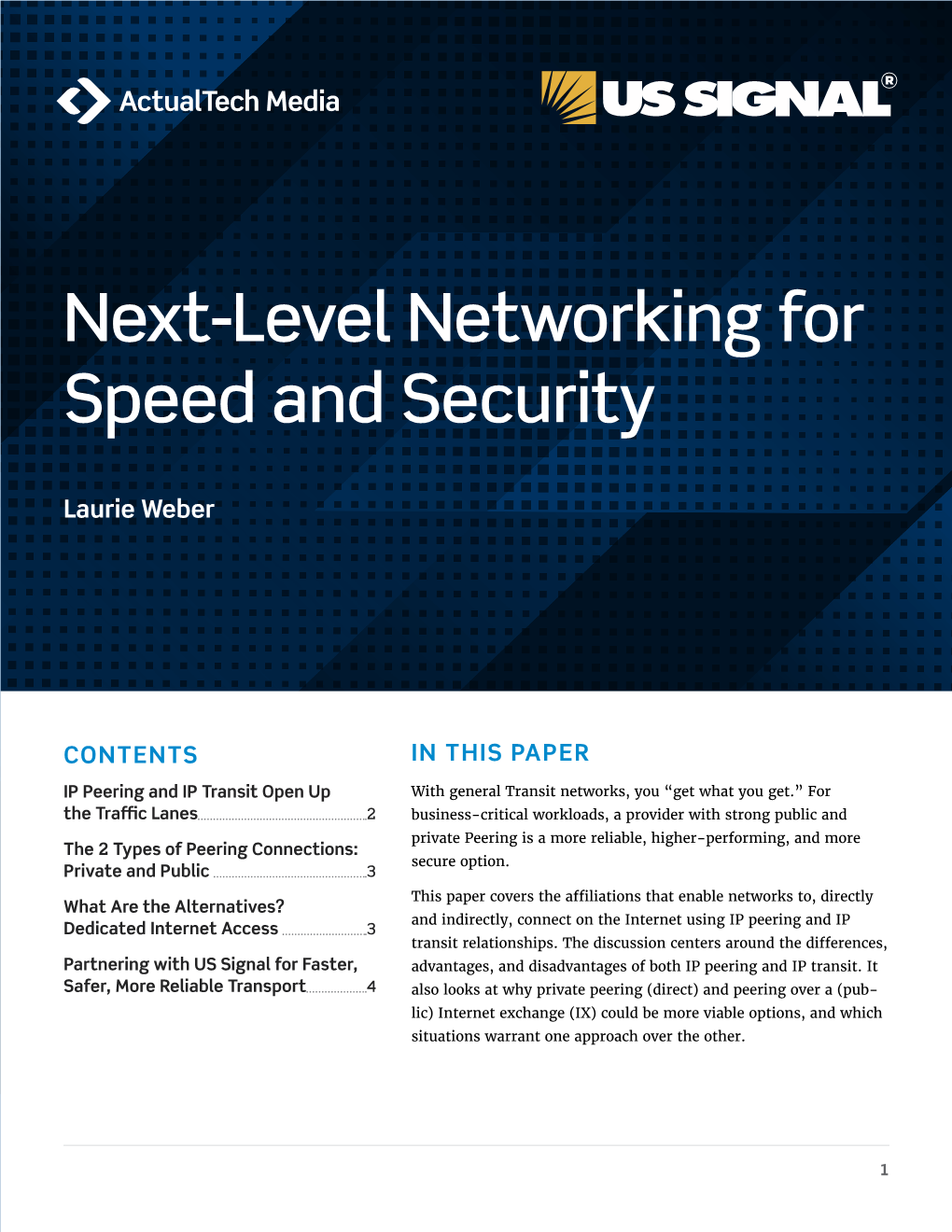 Read Next-Level Networking for Speed and Security