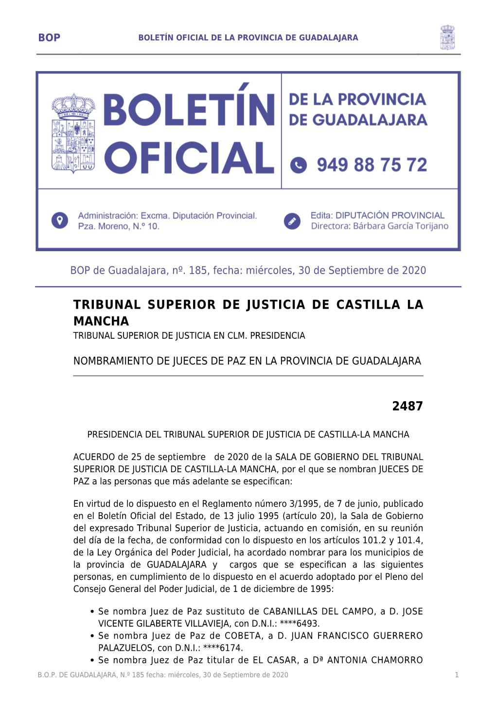 Tribunal Superior De Justicia De Castilla La Mancha 2487