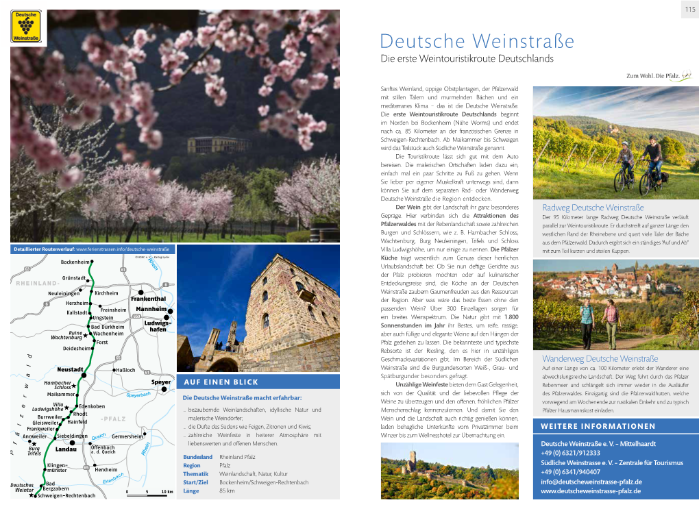 Deutsche Weinstraße Die Erste Weintouristikroute Deutschlands