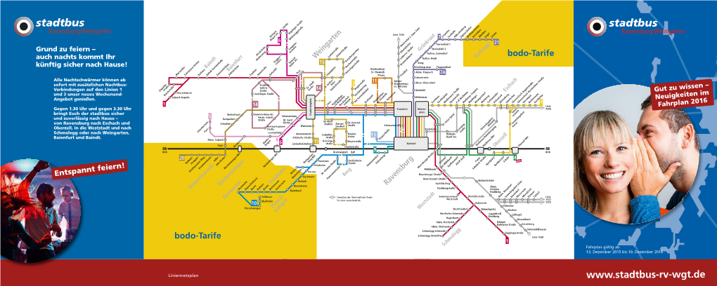 Neues Buskonzept Stadtbus Ravensburg-Weingarten