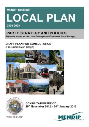 Mendip District Council Draft Local Plan 2006-2028