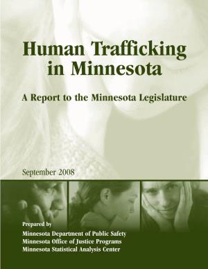 Human Trafficking in Minnesota 2008