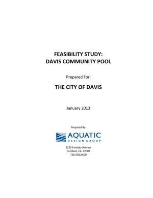 Feasibility Study for the Davis Community Pool in Davis, California