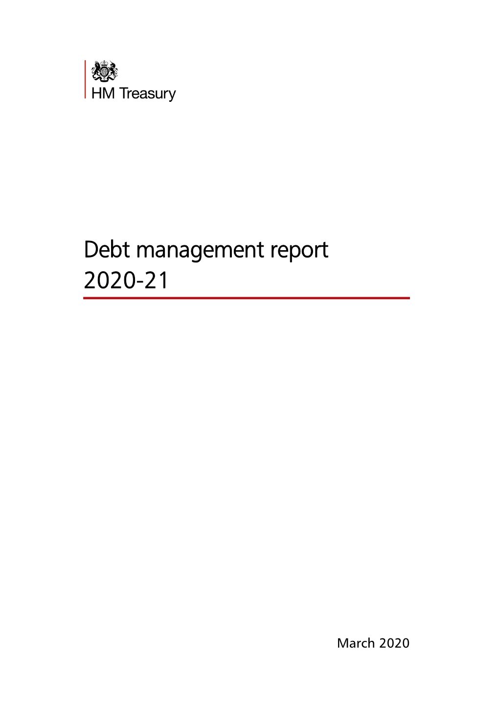 Debt Management Report 2020-21