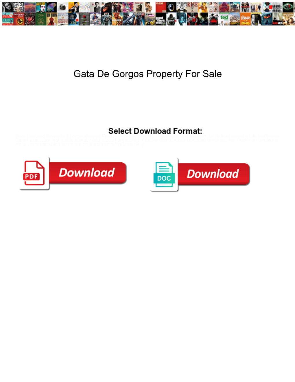Gata De Gorgos Property for Sale