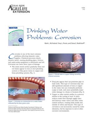 Drinking Water Problems: Corrosion Mark L