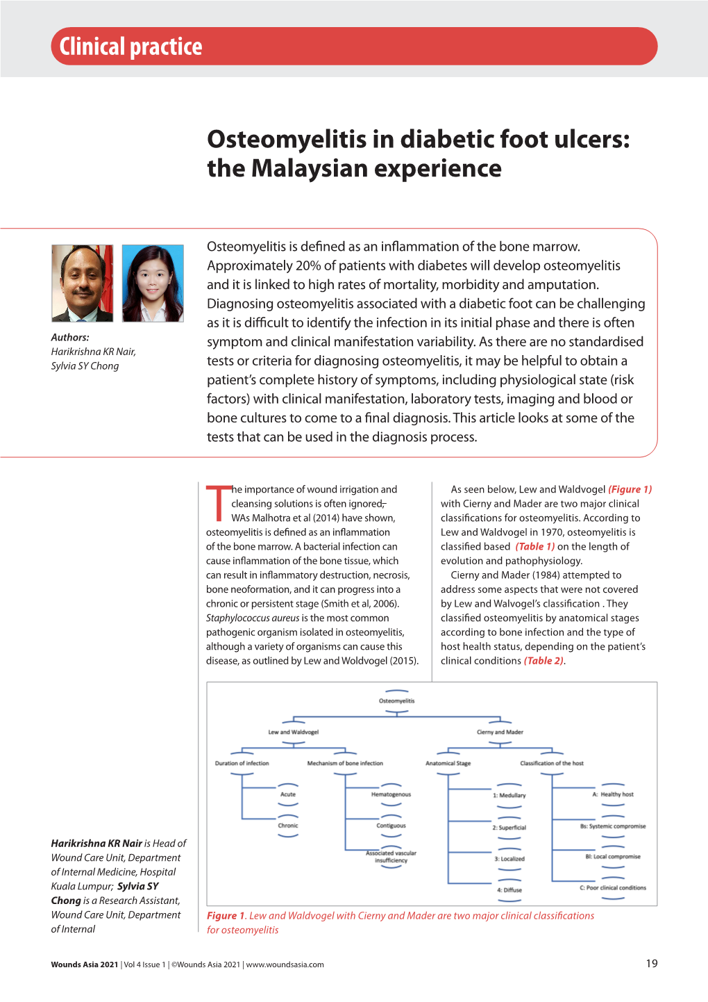Osteomyelitis in Diabetic Foot Ulcers: the Malaysian Experience