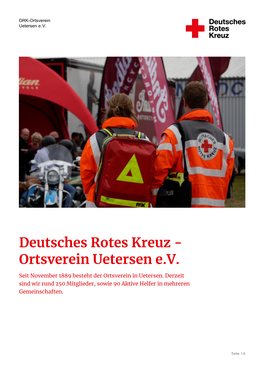 Deutsches Rotes Kreuz - Ortsverein Uetersen E.V