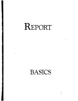 Basics Continuing Education Consolidation and Break-Throughs in Basic Health Professional Training