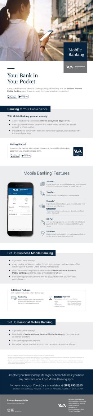Download an Overview of Mobile Banking