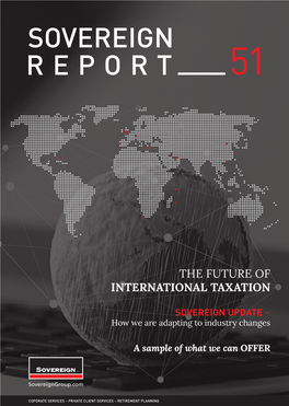 The Future of International Taxation