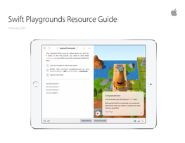 Swift Playgrounds Resource Guide February 2017 Everyone Can Code