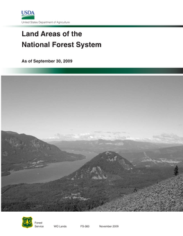 FY2009 Land Areas Report