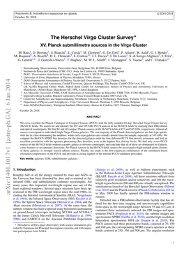 The Herschel Virgo Cluster Survey. XV. Planck Submillimetre Sources In