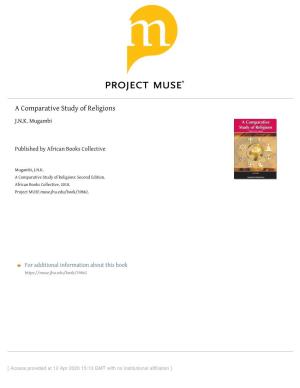 A Comparative Study of Religions J.N.K