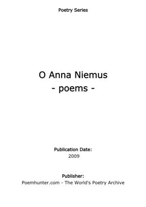 O Anna Niemus - Poems