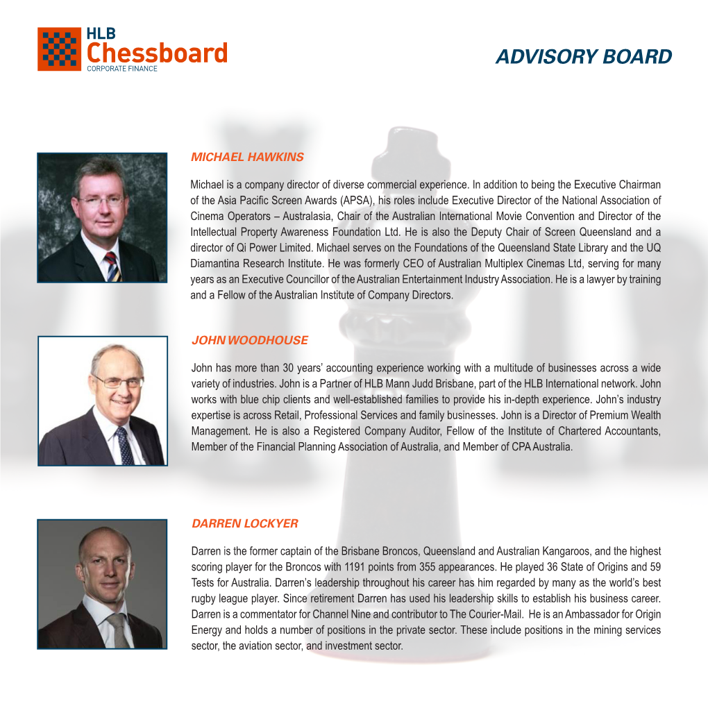 Advisory Board