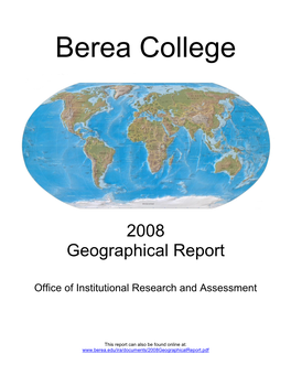 2008 Geographic Report