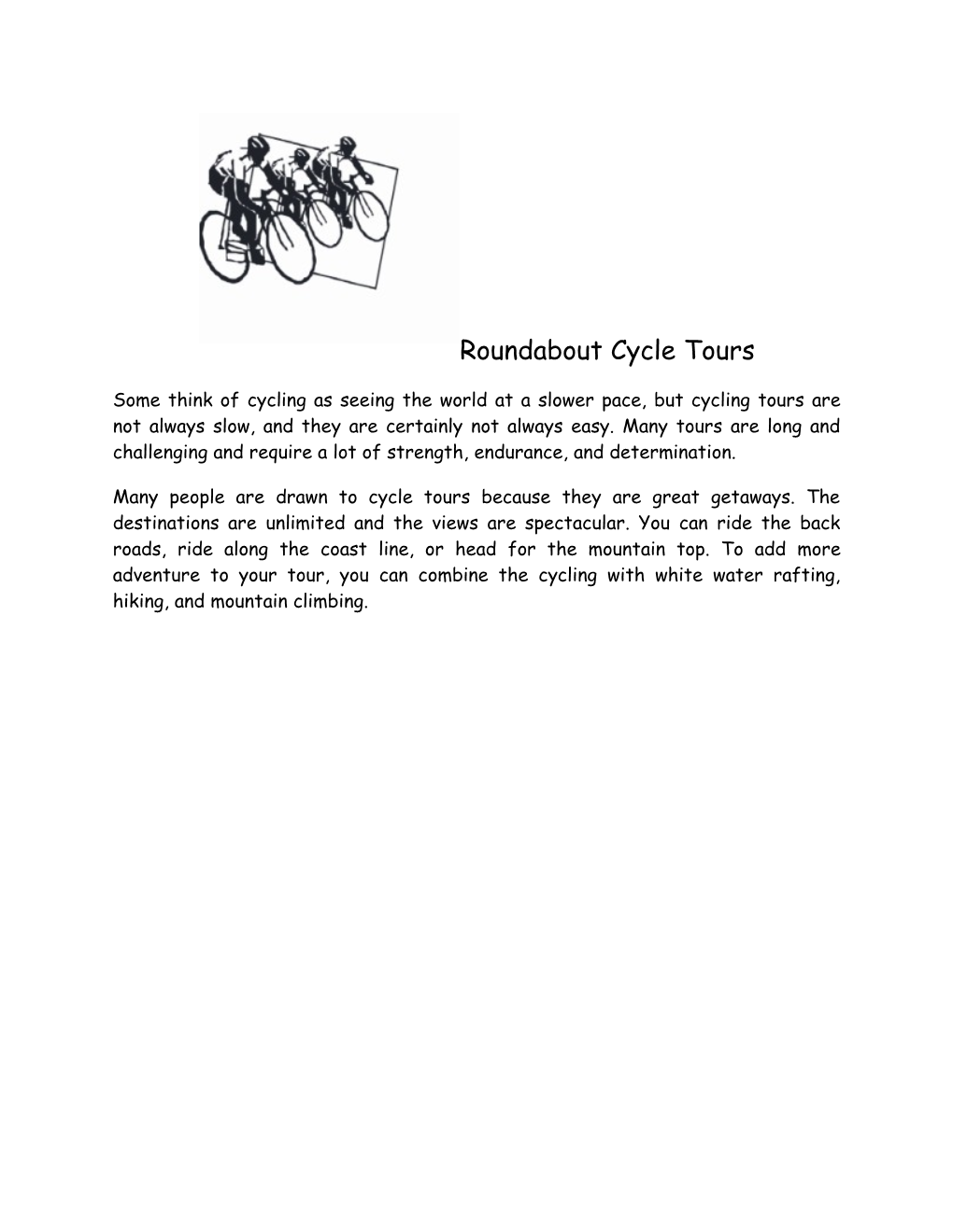 Roundabout Cycle Tours