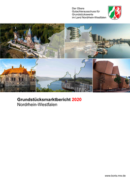 Grundstücksmarktbericht 2020 Nordrhein-Westfalen