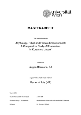 Masterarbeit