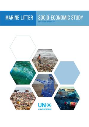 MARINE LITTER SOCIO-ECONOMIC STUDY FINAL VERSION: DECEMBER 2017 Recommended Citation: UN Environment (2017)