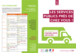 Télécharger Le Calendrier De Passage Du Car Des Services Publics Itinérant