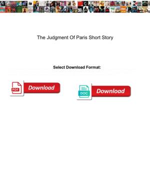 The Judgment of Paris Short Story