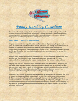 Funny Stand up Comedians