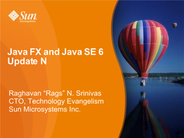 Java FX and Java SE 6 Update N