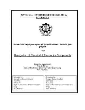 Recognition of Electrical & Electronics Components