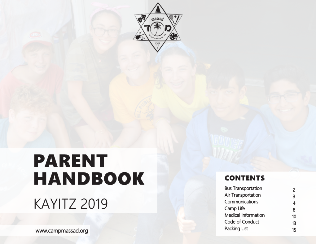 Parent Handbook