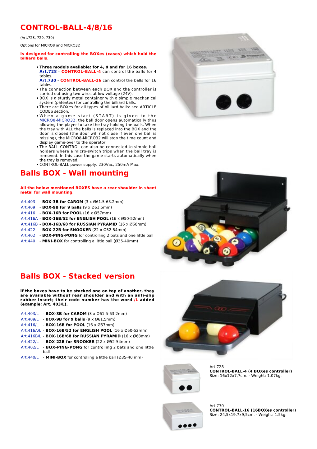 Billiard Balls Digital Electronic Controller for Cue Sports