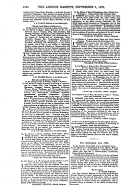 The London Gazette, September 2, 1870