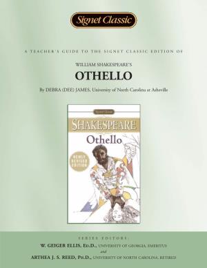 Othello: a Teacher's Guide