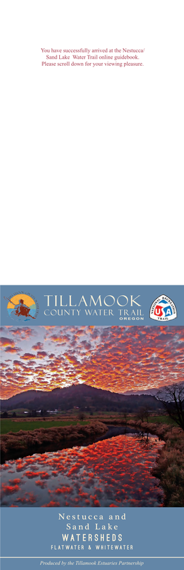 Tillamook County Water Trail OREGON