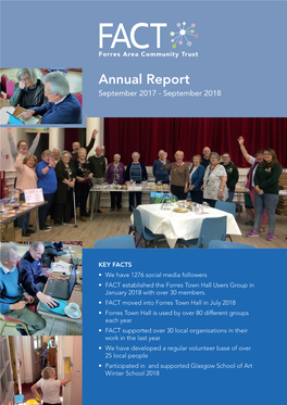Annual Report September 2017 - September 2018