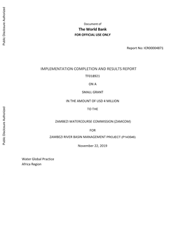 World Bank Document