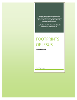 Footprints of Jesus