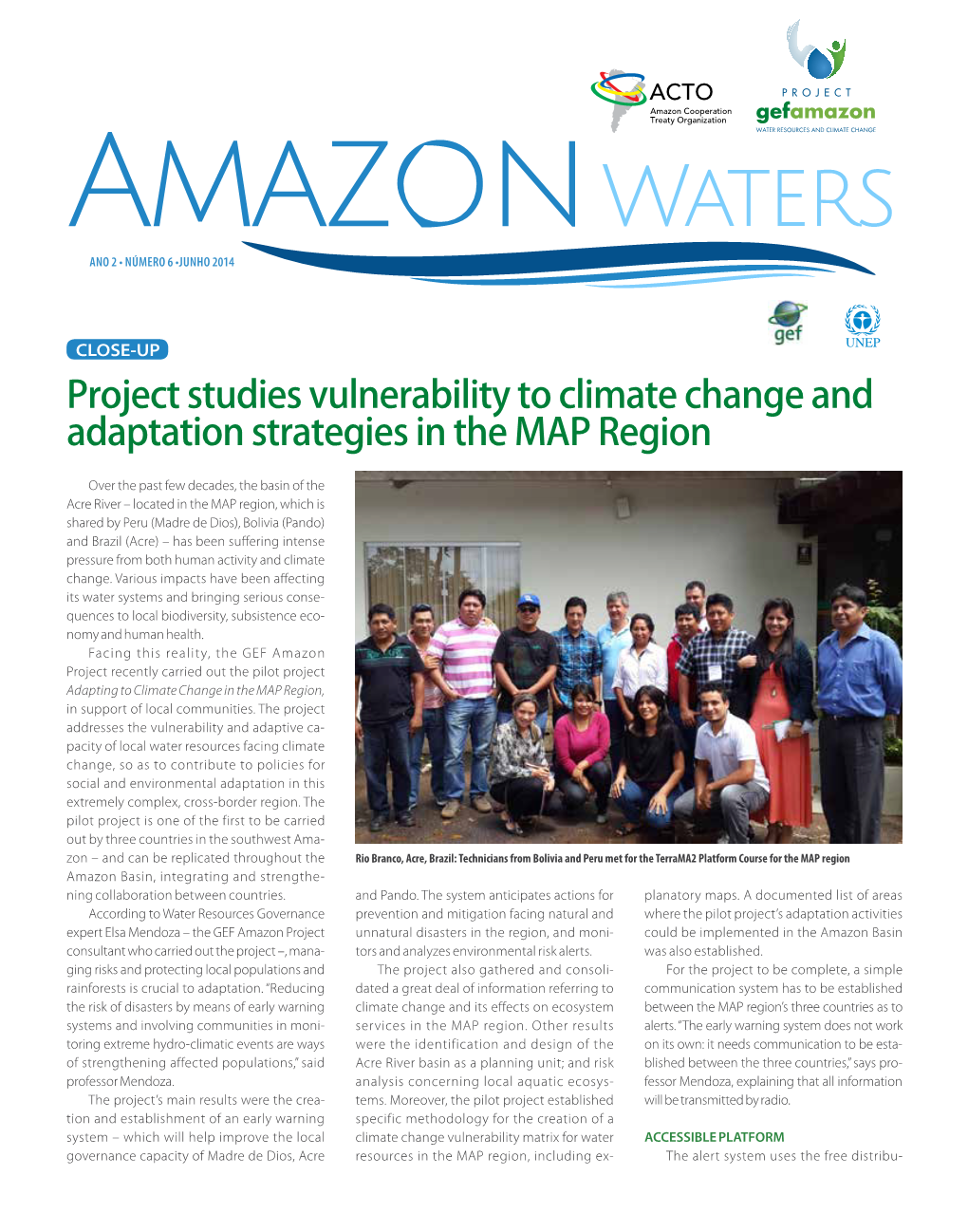 Project Studies Vulnerability to Climate Change and Adaptation Strategies in the MAP Region