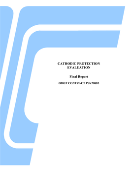 CATHODIC PROTECTION EVALUATION Final Report