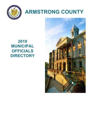 2019 Municipal Officials Directory