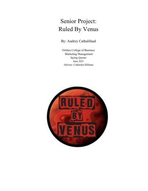 Ruled by Venus
