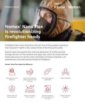 Nomex® Nano Flex Is Revolutionizing Firefighter Hoods