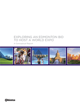 Exploring an Edmonton Bid to Host a World EXPO a Conceptual Report