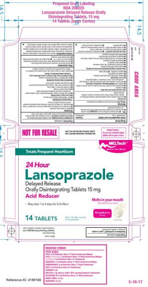 Lansoprazole Delayed Release Orally Disintegrating Tablets,116 15 Mg